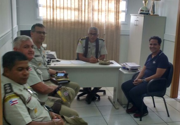 Comando recebeu na manhã desta quinta-feira (25), prefeito de Bom Jesus da Lapa