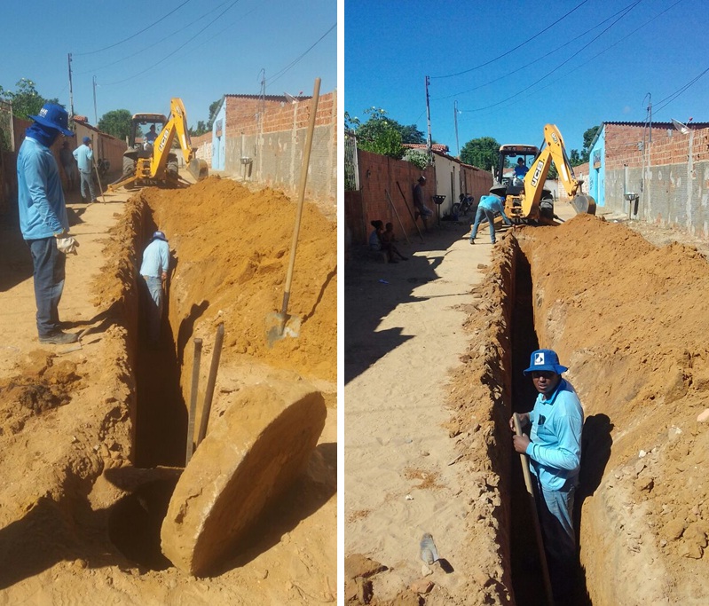 SAAE realiza obras no Bairro Maravilha I