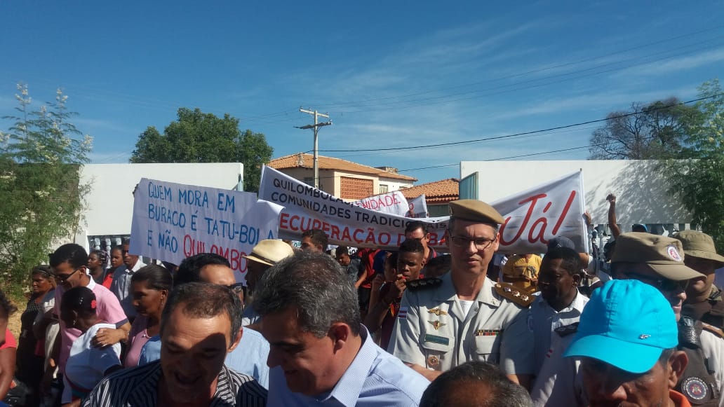 Protesto contra precariedade da BA 160