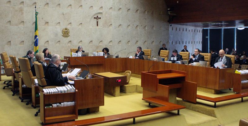 02/05/2018. Crédito: Carlos Moura/SCO/STF. Brasil. Brasília - DF. Supremo Tribunal Federal durante julgamento sobre restrição do foro privilegiado.