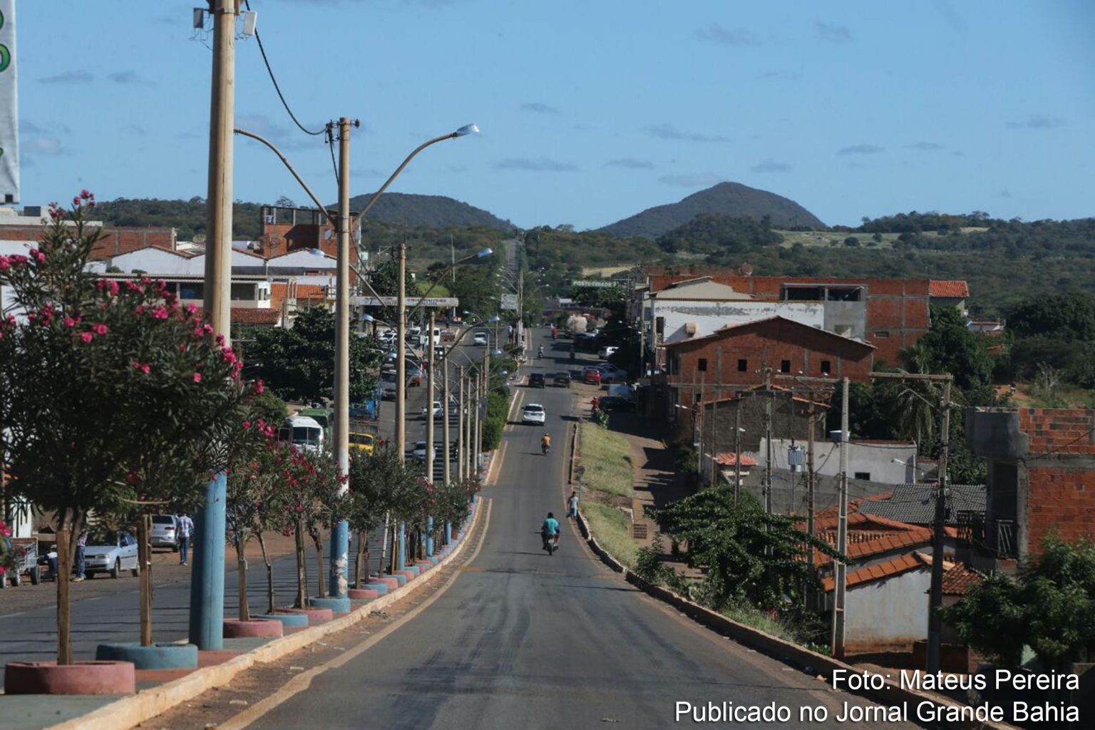 Vista da cidade de Riacho de Santana