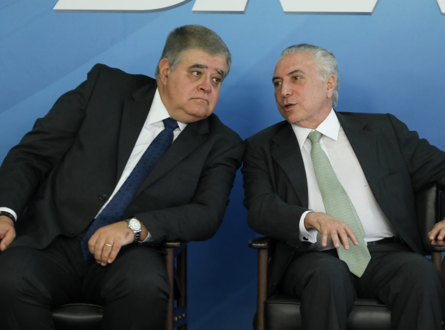 Presidente Michel Temer na cerimonia de posse do ministro Carlos Marun na Secretaria de Governo da presidencia da República. Brasilia, 15-12-17. Foto: Sérgio Lima/PODER 360