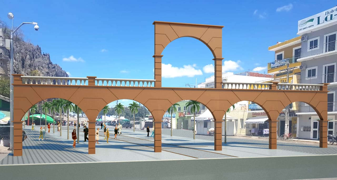 Obras da Praça do Largo da Esplanada na entrada do Santuário do ...