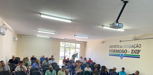 Distrito de Irrigação Formoso convoca associados para Assembleia Geral Ordinária neste terça(31)