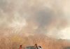 Incêndio criminoso de grandes proporções atinge a zona rural de Sítio do Mato
