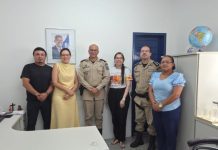 Polícia Militar realiza reunião com NTE 02 para fortalecer a segurança escolar