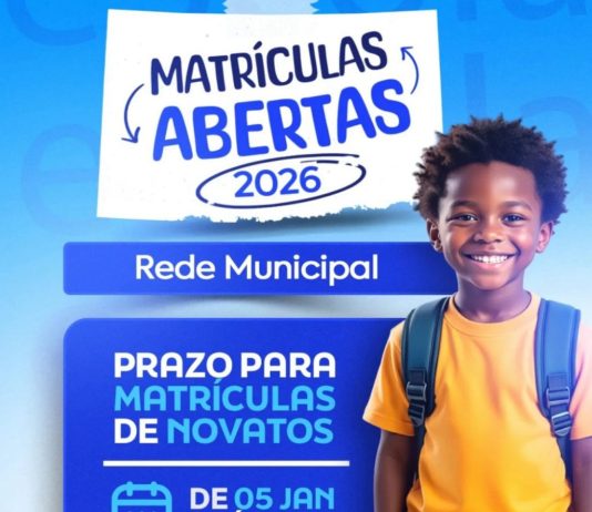 Rede Municipal de Ensino de Bom Jesus da Lapa inicia período de matrículas