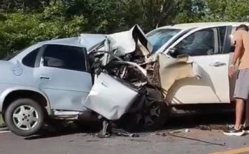 Colisão frontal na BR-349 deixa jovem morto em Santa Maria da Vitória