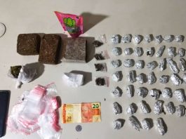 Polícia Militar apreende drogas e detém suspeito em ônibus interestadual em Bom Jesus da Lapa