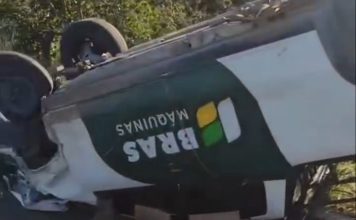 Motorista morre em acidente entre caminhonete e pick-up na BR-135, em Santa Maria da Vitória