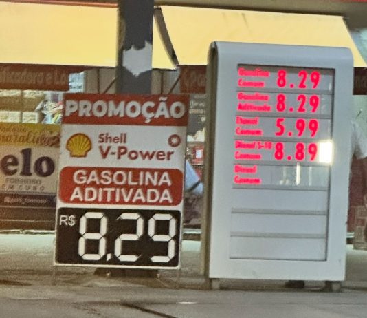 Gasolina chega a R$ 8,29 em Bom Jesus da Lapa após novo aumento