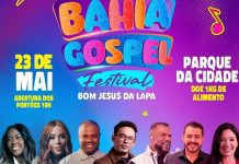 Bahia Gospel Festival chega a Bom Jesus da Lapa e promete noite de fé, música e adoração