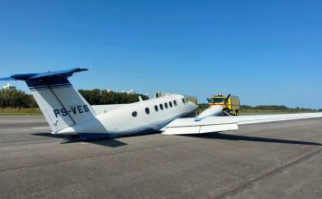 Avião que saiu de Barreiras faz pouso forçado em aeroporto no Espírito Santo