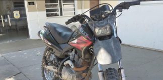 Moto com sinais de adulteração é apreendida pela Rondesp-MO em Bom Jesus da Lapa