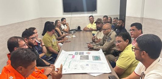 Organização do esquema de segurança do São Pedro de Bom Jesus da Lapa reúne Prefeitura e forças policiais