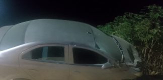 Polícia Militar recupera carro com restrição de furto ou roubo após acidente em Carinhanha