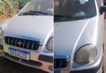 Veículo abandonado às margens da BR-349 chama a atenção de motoristas entre Bom Jesus da Lapa e Serra do Ramalho; proprietário ainda não foi localizado.