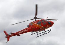 Helicóptero do Corpo de Bombeiros reforça segurança da Romaria do Bom Jesus da Lapa
