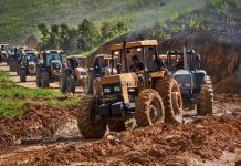 Tratores vão percorrer 206 km e passar por Bom Jesus da Lapa durante expedição pelo Oeste da Bahia