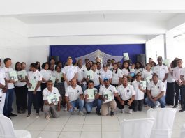 Agência Fluvial da Marinha de Bom Jesus da Lapa forma 40 novos profissionais para a navegação fluvial em Carinhanha