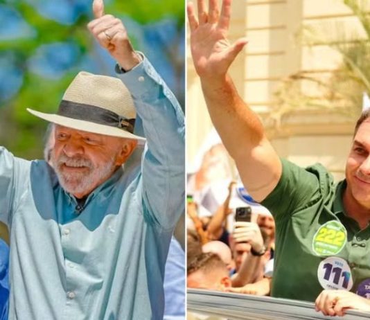 Lula e Flávio Bolsonaro disputam o segundo turno pela Presidência da República